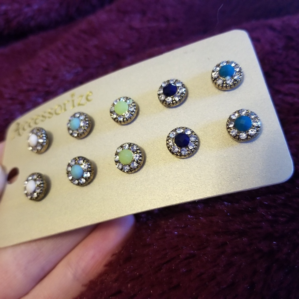 Accessorize Set of 5 Earrings